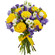 bouquet of yellow roses and irises. Ireland