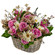 floral arrangement in a basket. Ireland